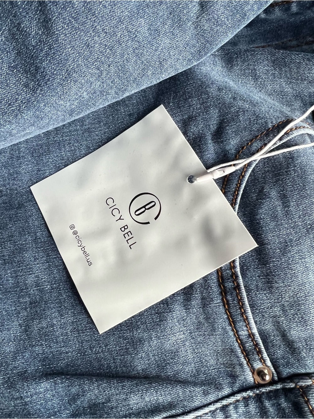 S 10 petite wide leg CICY Bell jeans - Picture 6 of 6